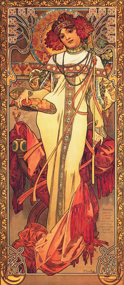 Autumn Alphonse Mucha